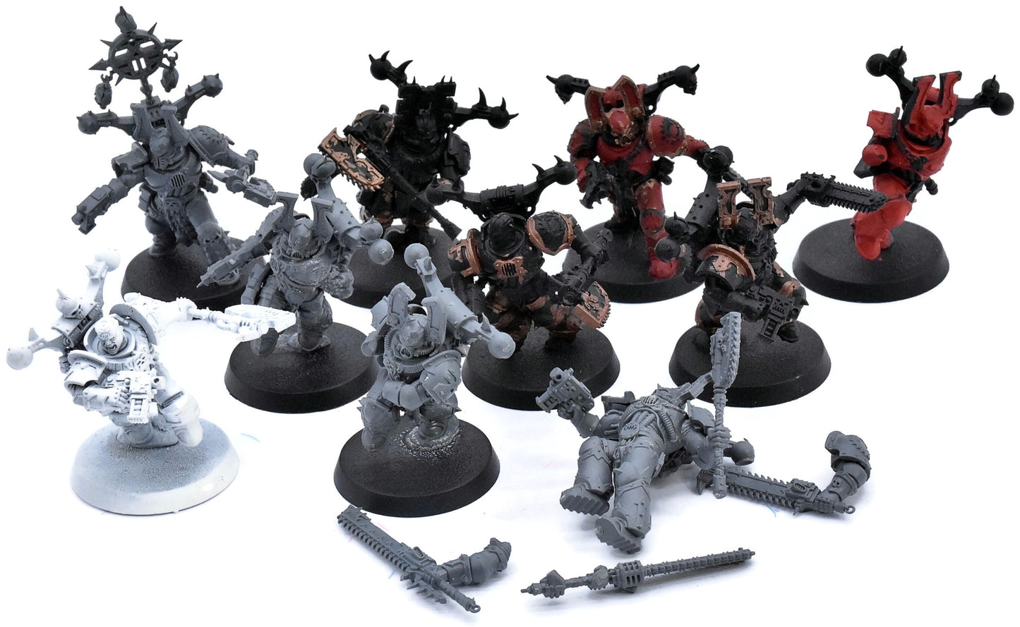 CHAOS SPACE MARINES 10 Khorne Berzerkers #2 INCOMPLETE Warhammer 40K 5205