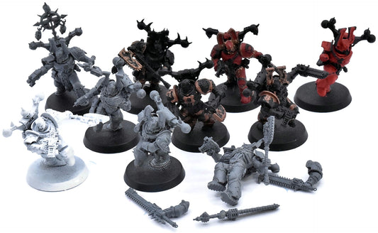 CHAOS SPACE MARINES 10 Khorne Berzerkers #2 INCOMPLETE Warhammer 40K 5205