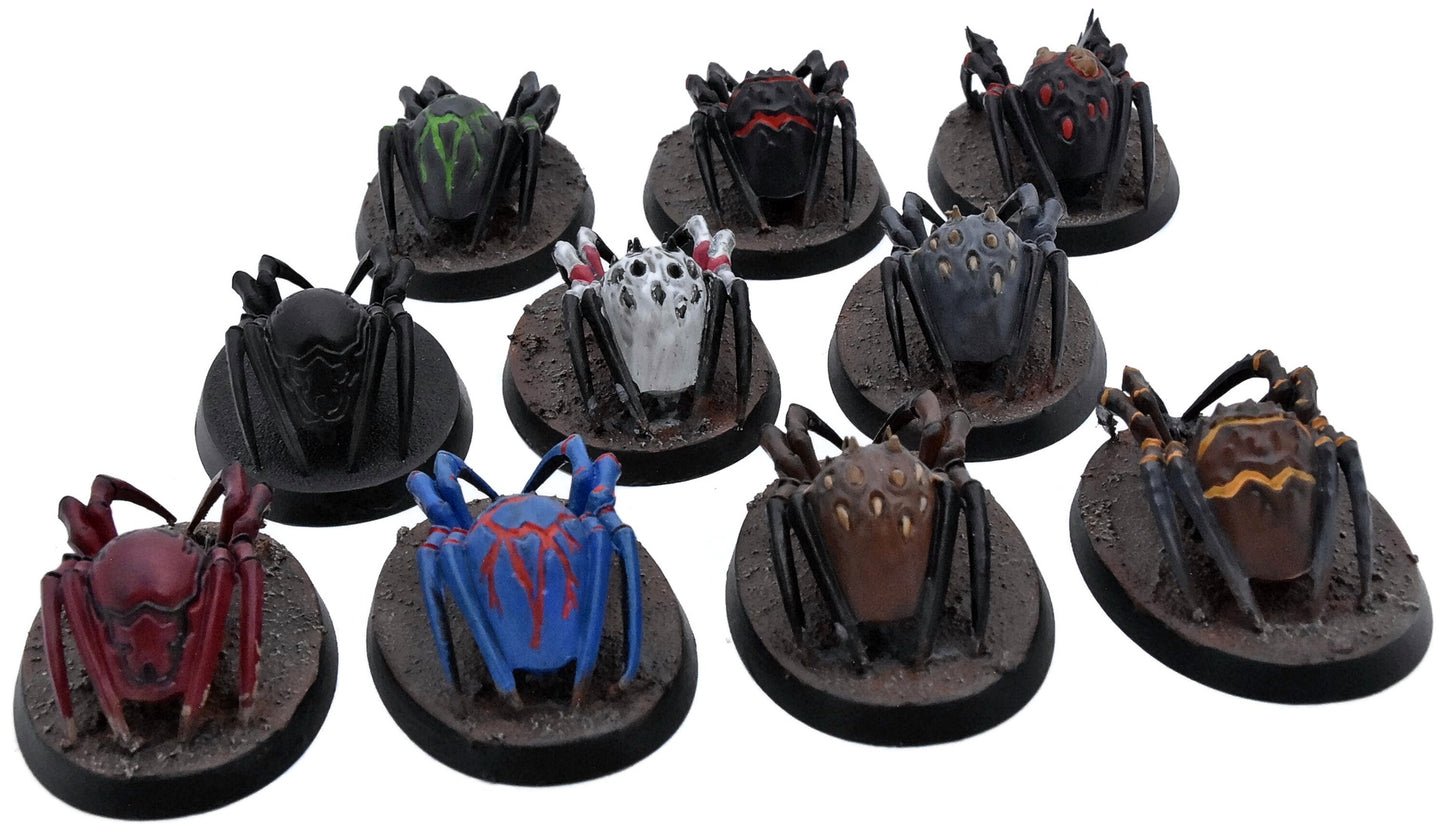 SKAVEN 10 Spider Riders #1 no riders Warhammer Sigmar 1554