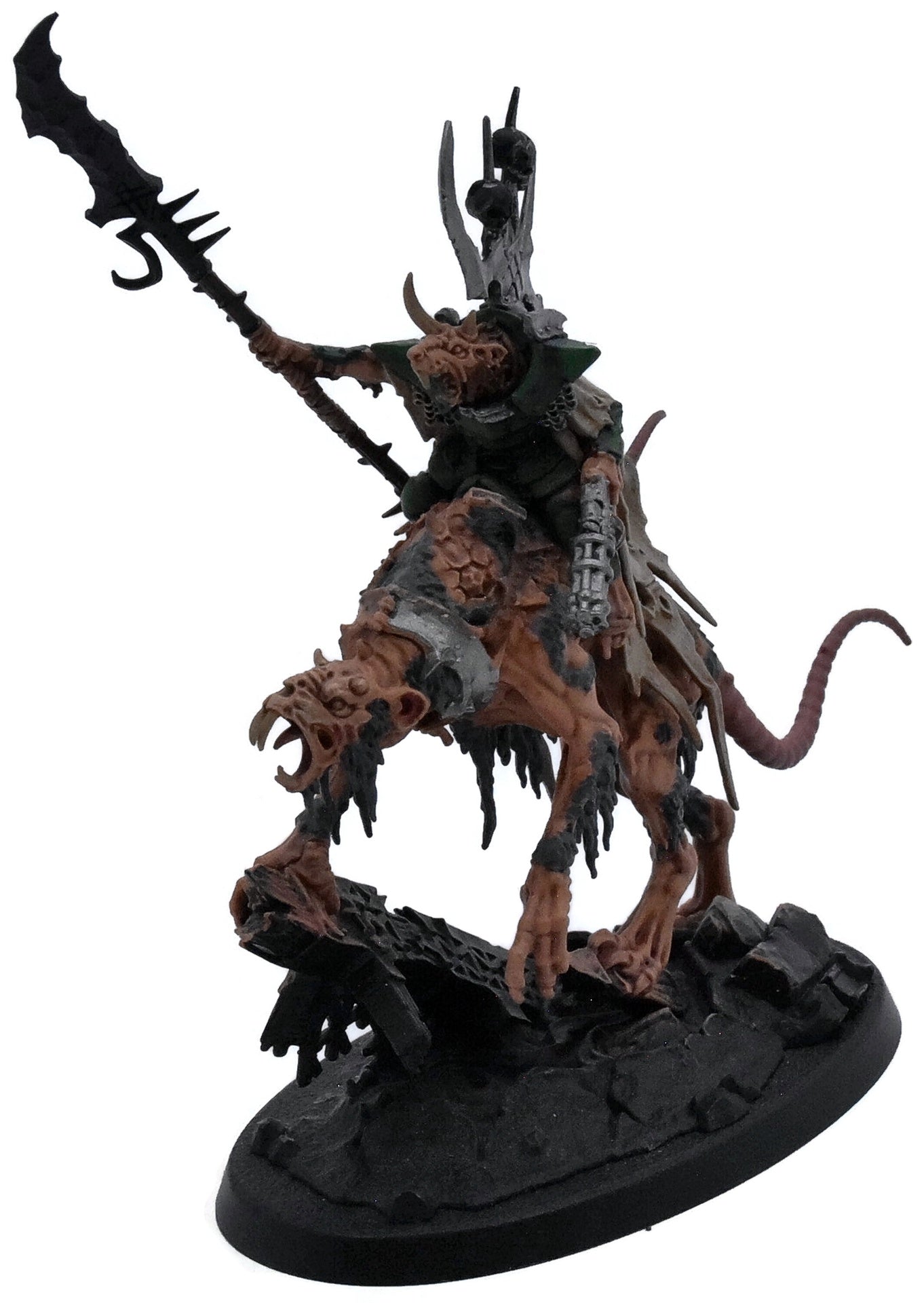 SKAVEN Clawlord on Gnaw-Beast #1 Warhammer Sigmar 1608