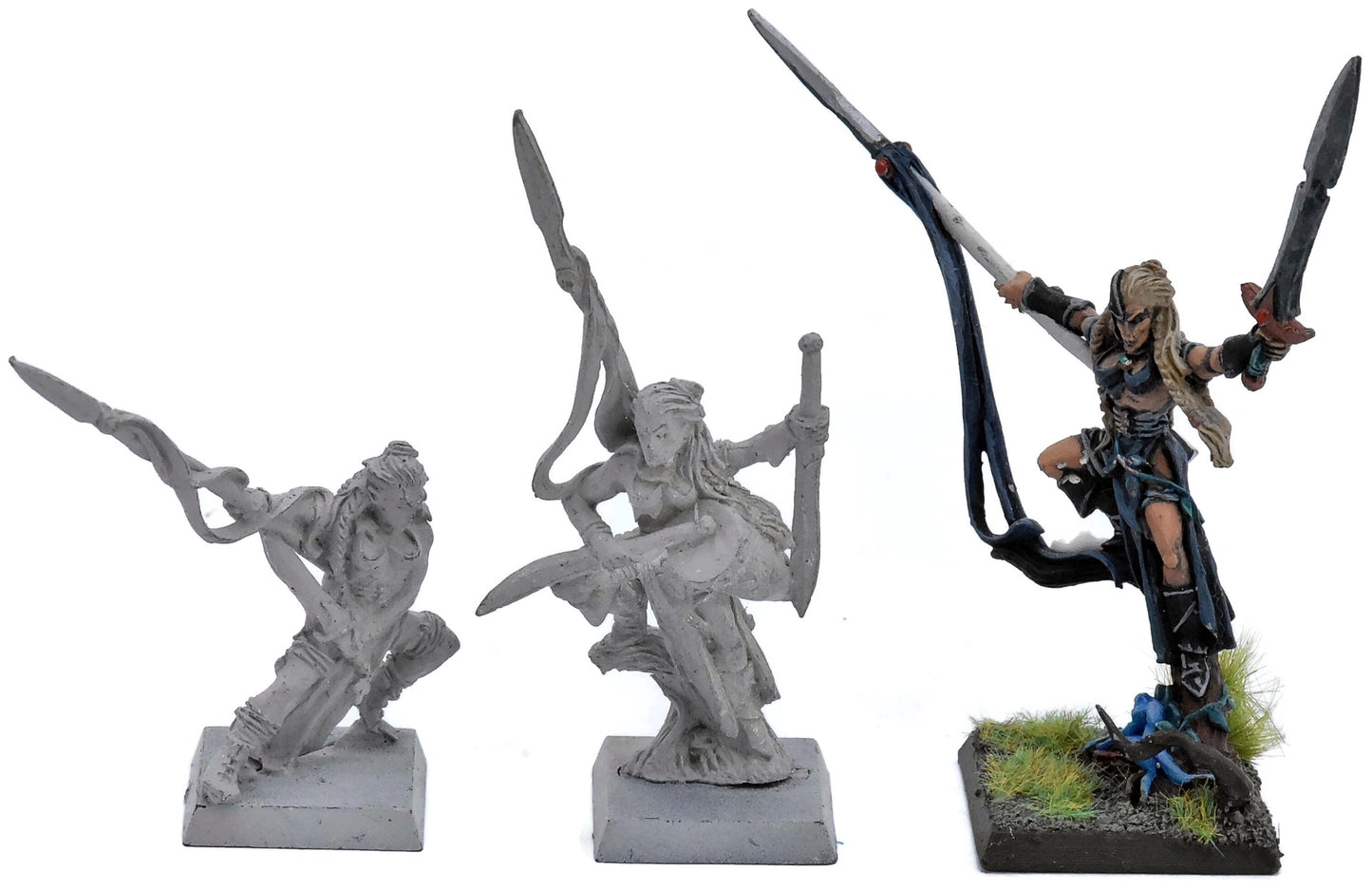 WOOD ELVES Wardancers Command #1 METAL PARTS Warhammer Warhammer Fantasy 5489