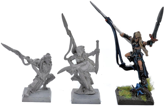 WOOD ELVES Wardancers Command #1 METAL PARTS Warhammer Warhammer Fantasy 5489