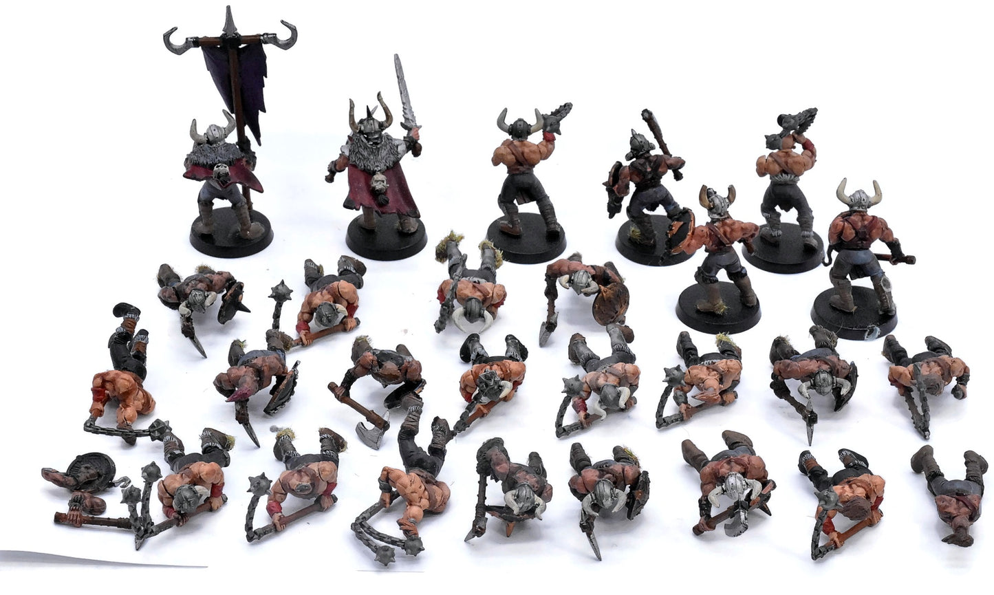 CHAOS 26 Marauders Warriors On Foot #1 Warhammer Fantasy 5496