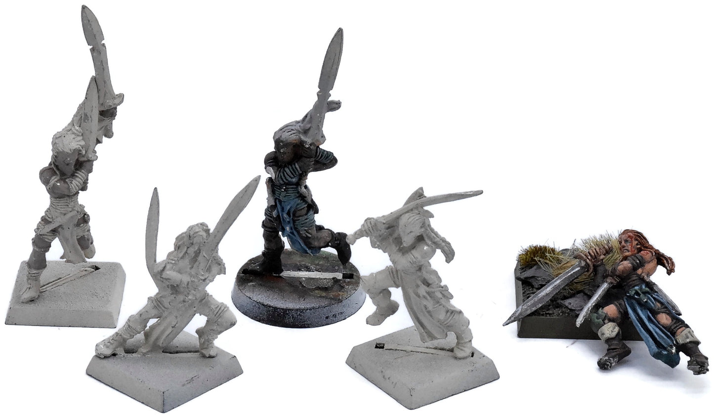 WOOD ELVES 5 Wardancers #1 METAL Warhammer Warhammer Fantasy 5540