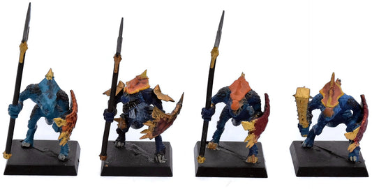 LIZARDMEN 4 Saurus Guard #11 Warhammer Warhammer Fantasy 5557