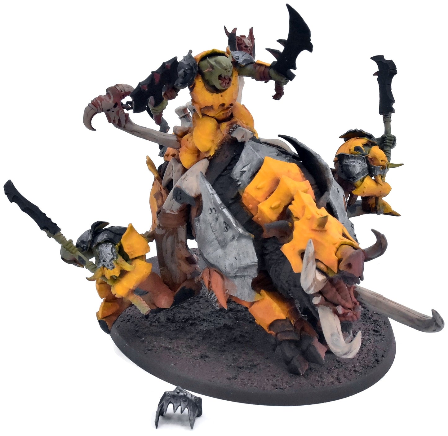 ORRUK WARCLANS Tuskboss On Maw-Grunta #1 Warhammer Sigmar 1950