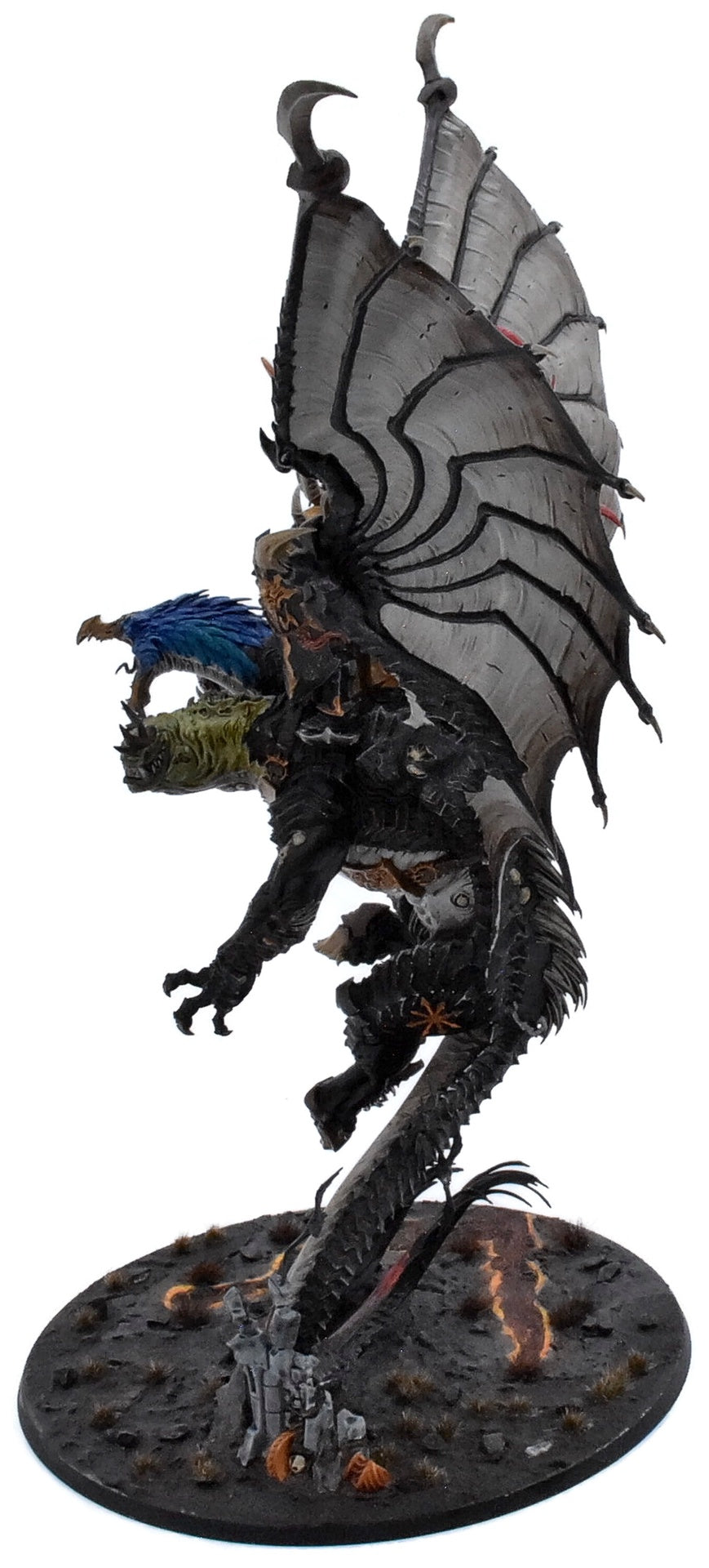 SLAVES TO DARKNESS Archaon Everchosen #1 WELL PAINTED Warhammer Sigmar 2162