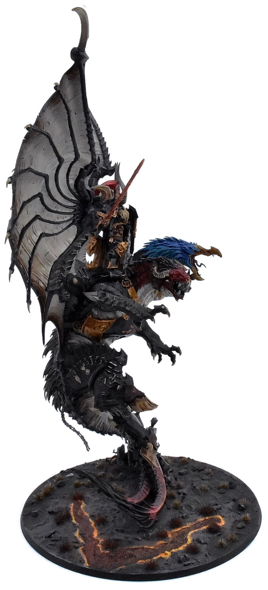 SLAVES TO DARKNESS Archaon Everchosen #1 WELL PAINTED Warhammer Sigmar 2162