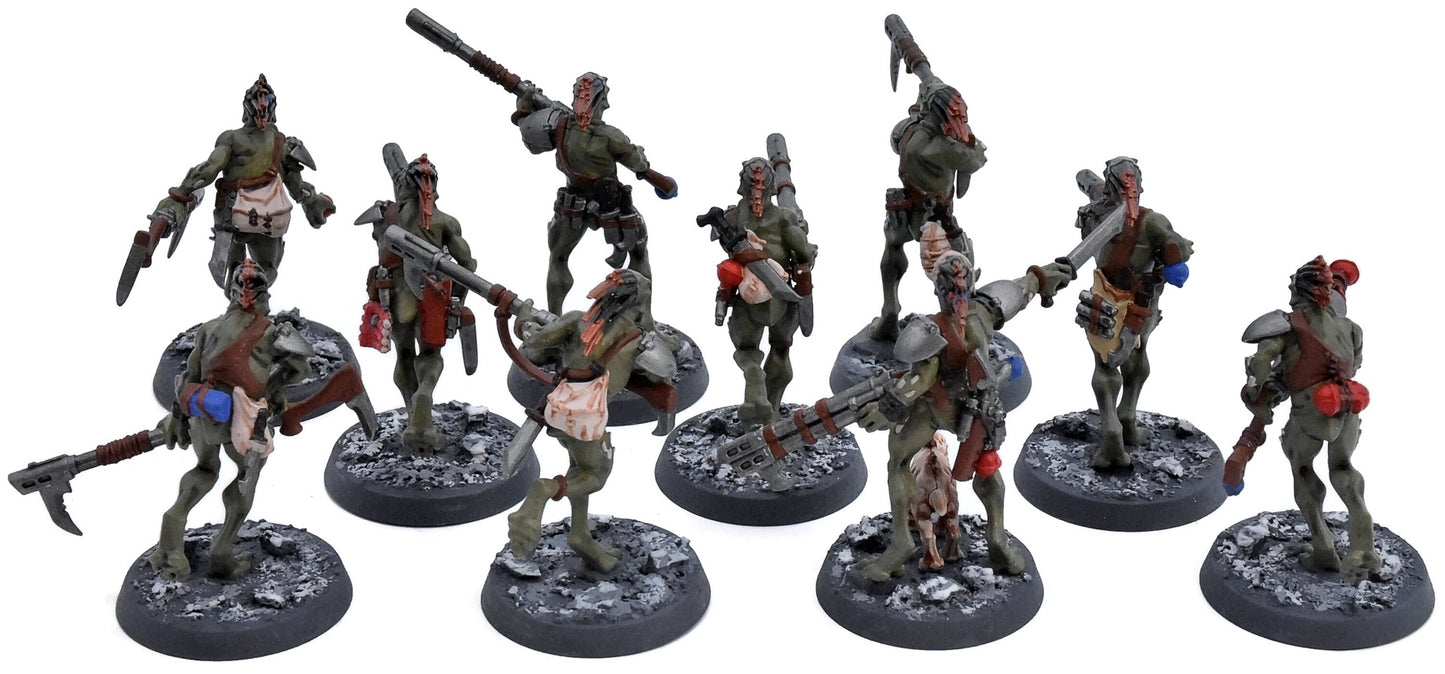 TAU EMPIRE 10 Kroot Carnivore Squad #1 Warhammer 40K 2179