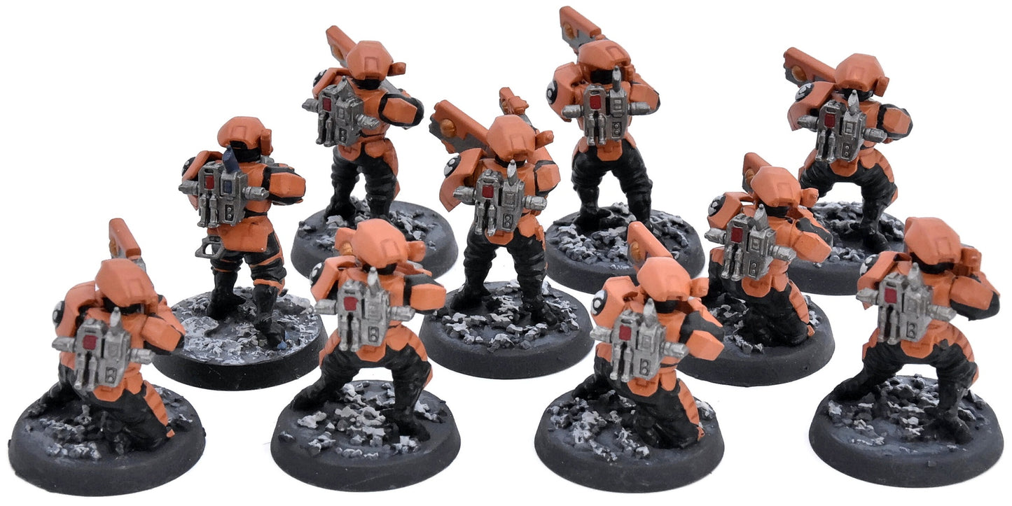 TAU EMPIRE 10 Fire Warriors #2 Warhammer 40K 2322