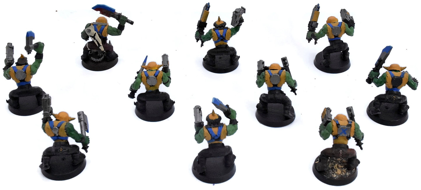 ORKS 10 Ork Boyz #1 Warhammer 40K 6257