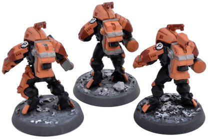 TAU EMPIRE 3 Xv25 Stealth Battlesuits #2 Warhammer 40K 2353