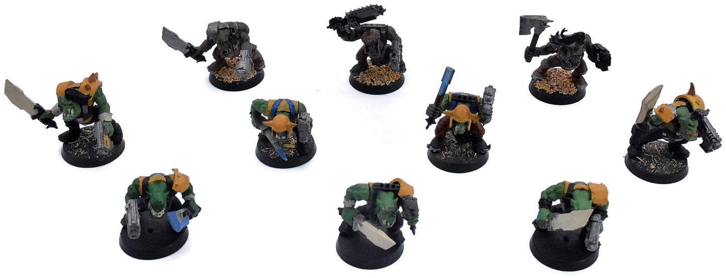 ORKS 10 Ork Boyz #4 Warhammer 40K 6288