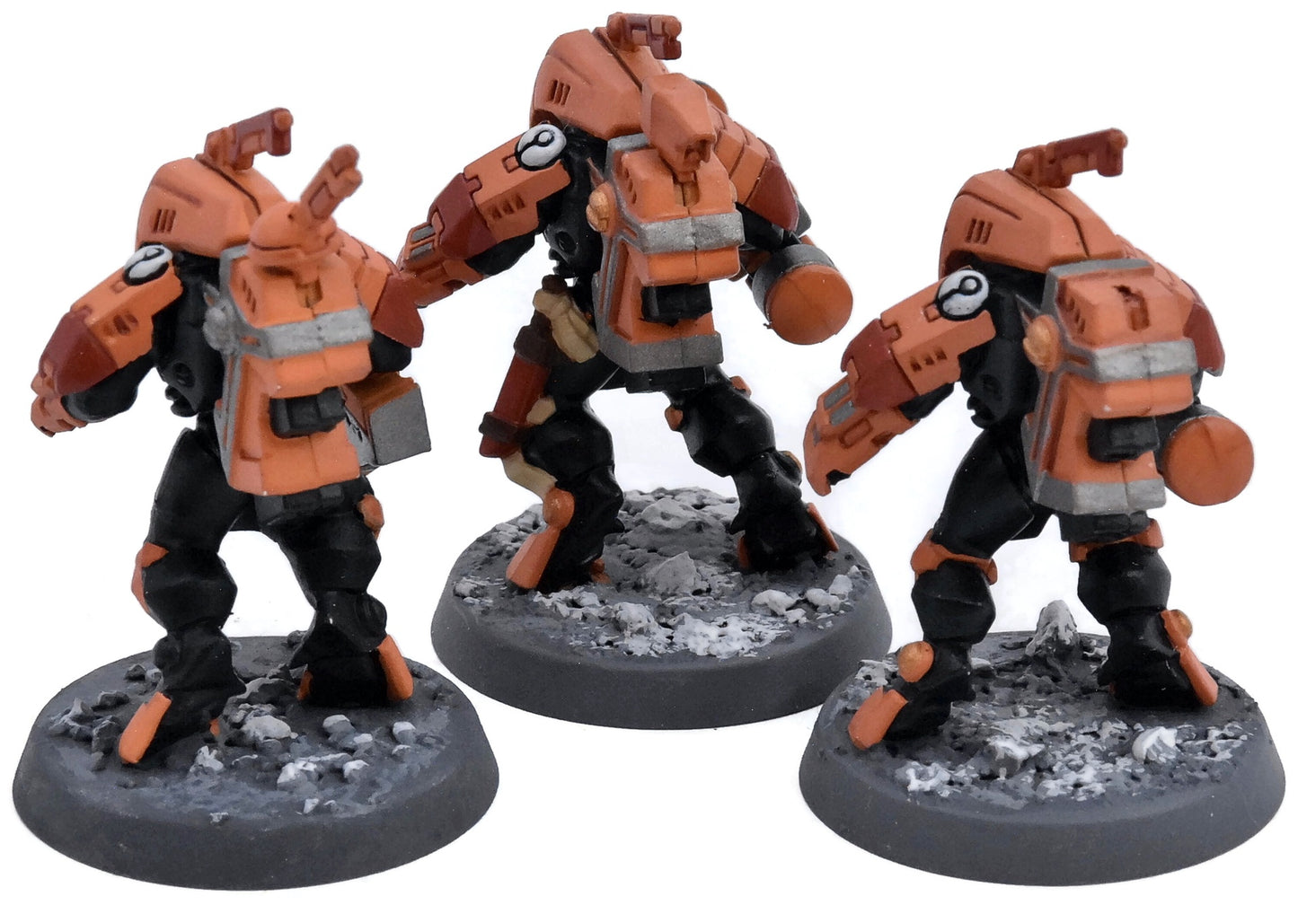 TAU EMPIRE 3 Xv25 Stealth Battlesuits #1 Warhammer 40K 2391