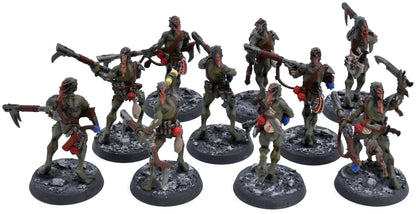 TAU EMPIRE 10 Kroot Carnivore Squad #2 Warhammer 40K 2421