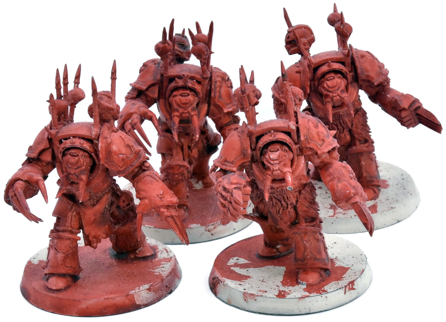 CHAOS SPACE MARINES 4 Chaos Terminators / Squad #3 Warhammer 40K 2469