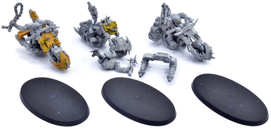 ORKS 3 Ork Warbiker Mob #1 Warhammer 40K 6424