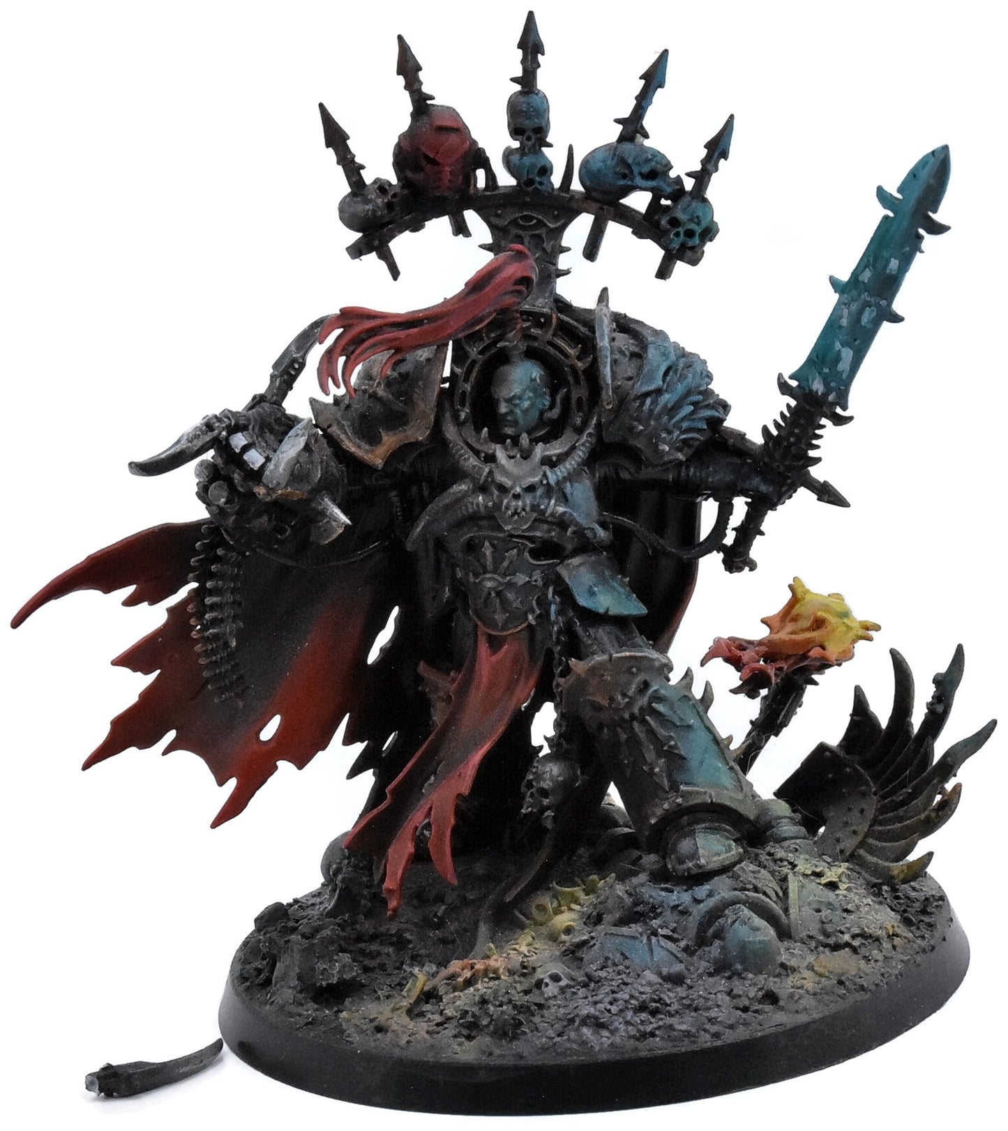 CHAOS SPACE MARINES Abaddon The Despoiler #1 DAMAGED broken hand 40K 2483