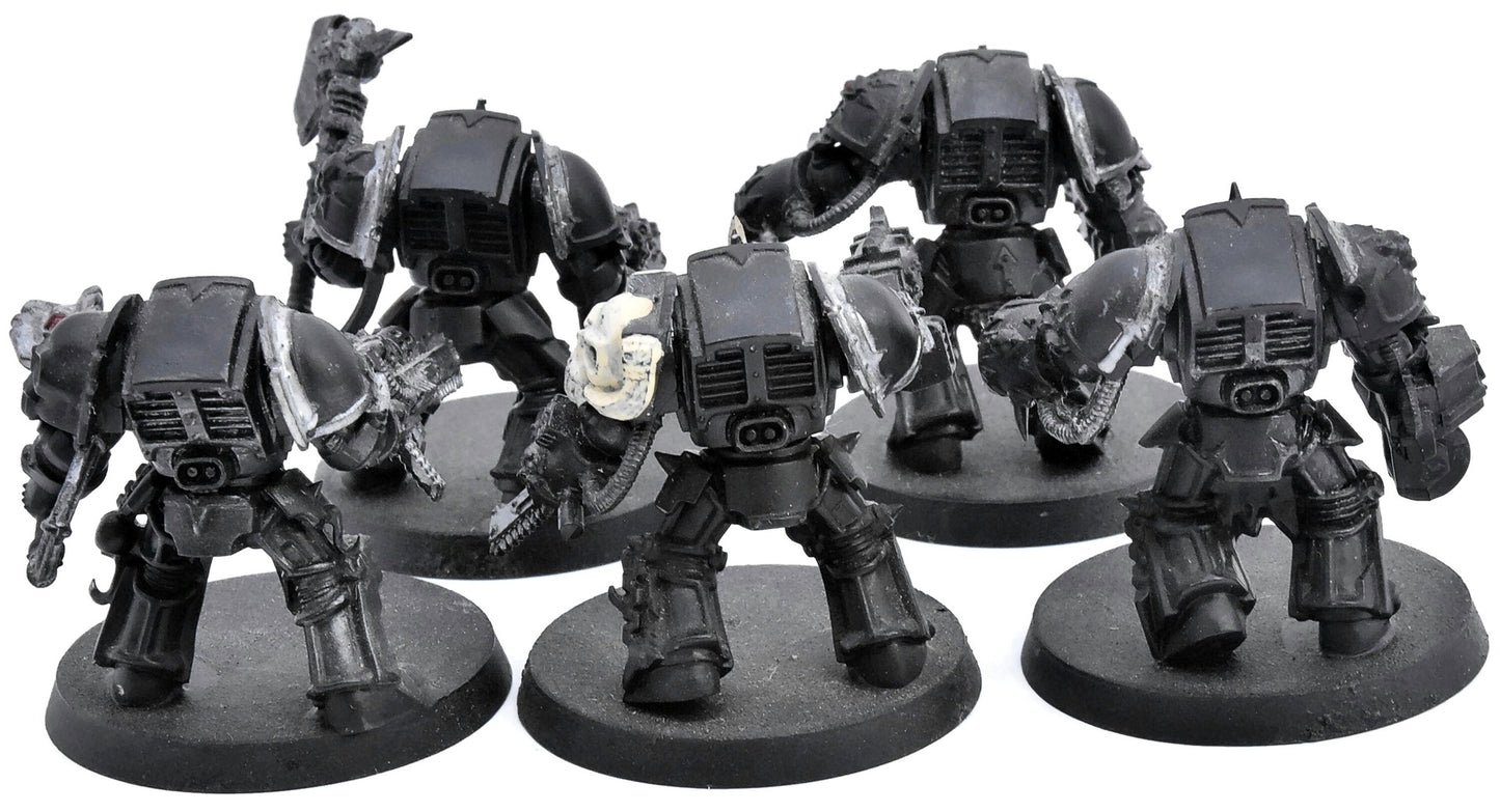 CHAOS SPACE MARINES 5 Chaos Terminators Squad #2 Warhammer 40K 2490