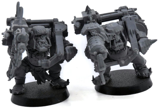 ORKS 2 Ork Lootas #1 Warhammer 40K 2711
