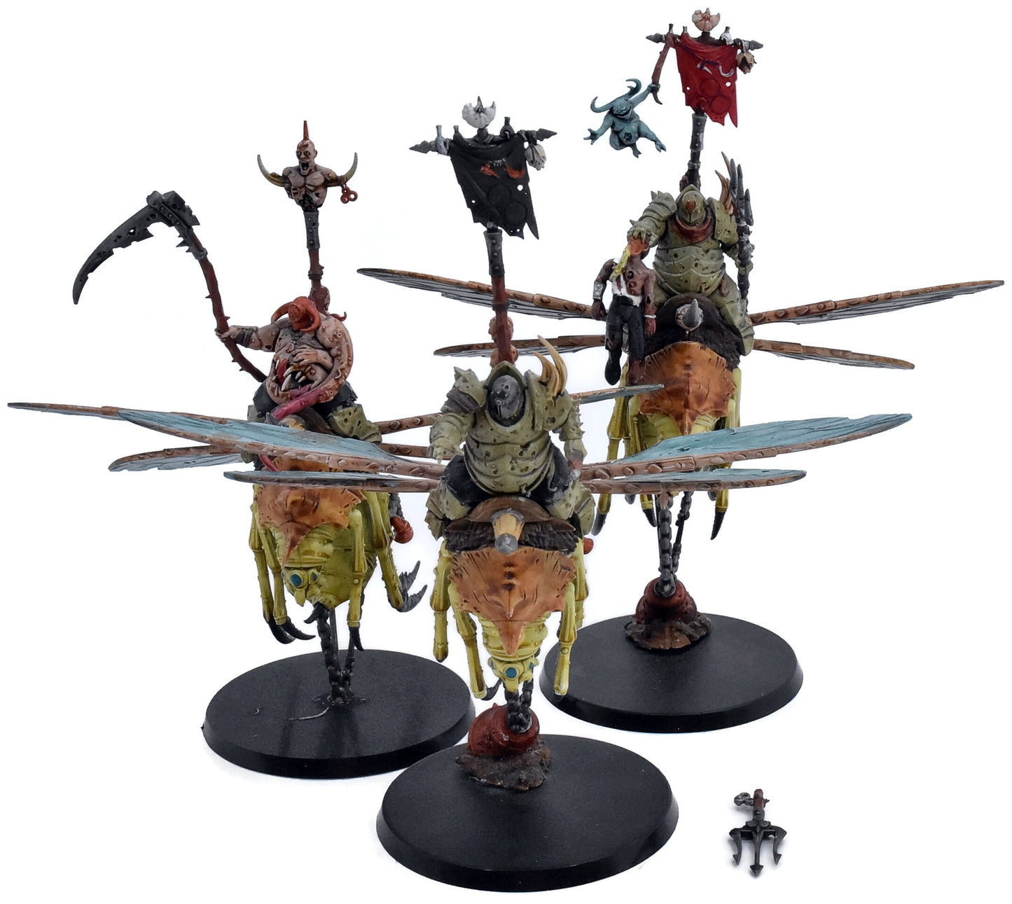 MAGGOTKIN OF NURGLE 3 Pusgoyle Blightlords #1 Warhammer Sigmar 2728