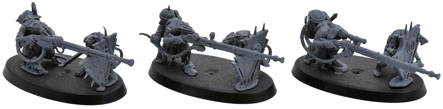 SKAVEN 3 Warplock Jezzails #1 Warhammer Sigmar 6769
