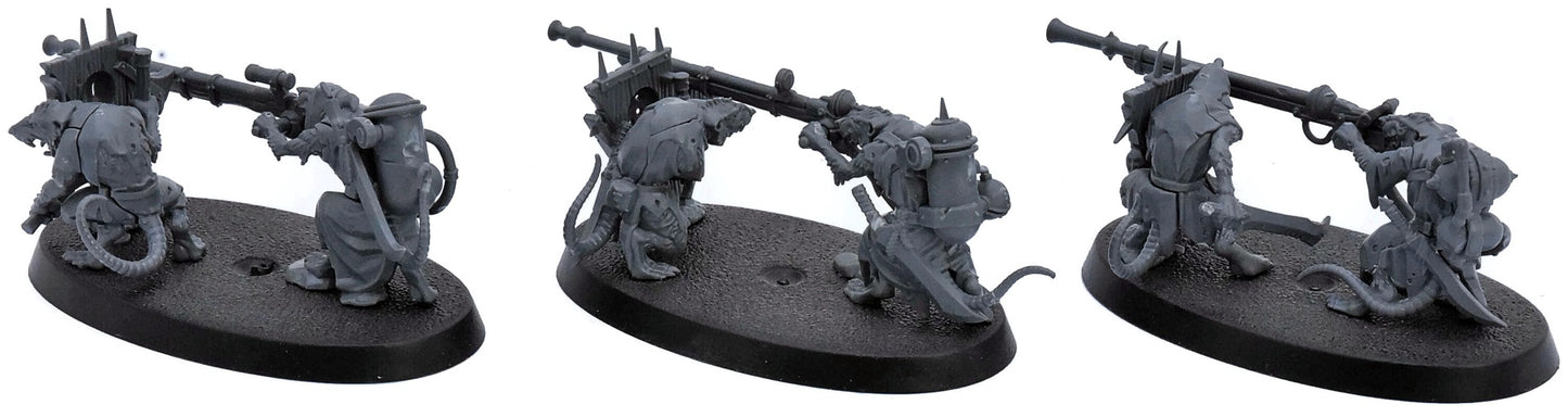 SKAVEN 3 Warplock Jezzails #1 Warhammer Sigmar 6769