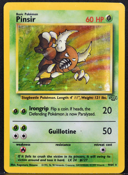 Pokemon TCG Pinsir 9/64 Jungle Holofoil HP