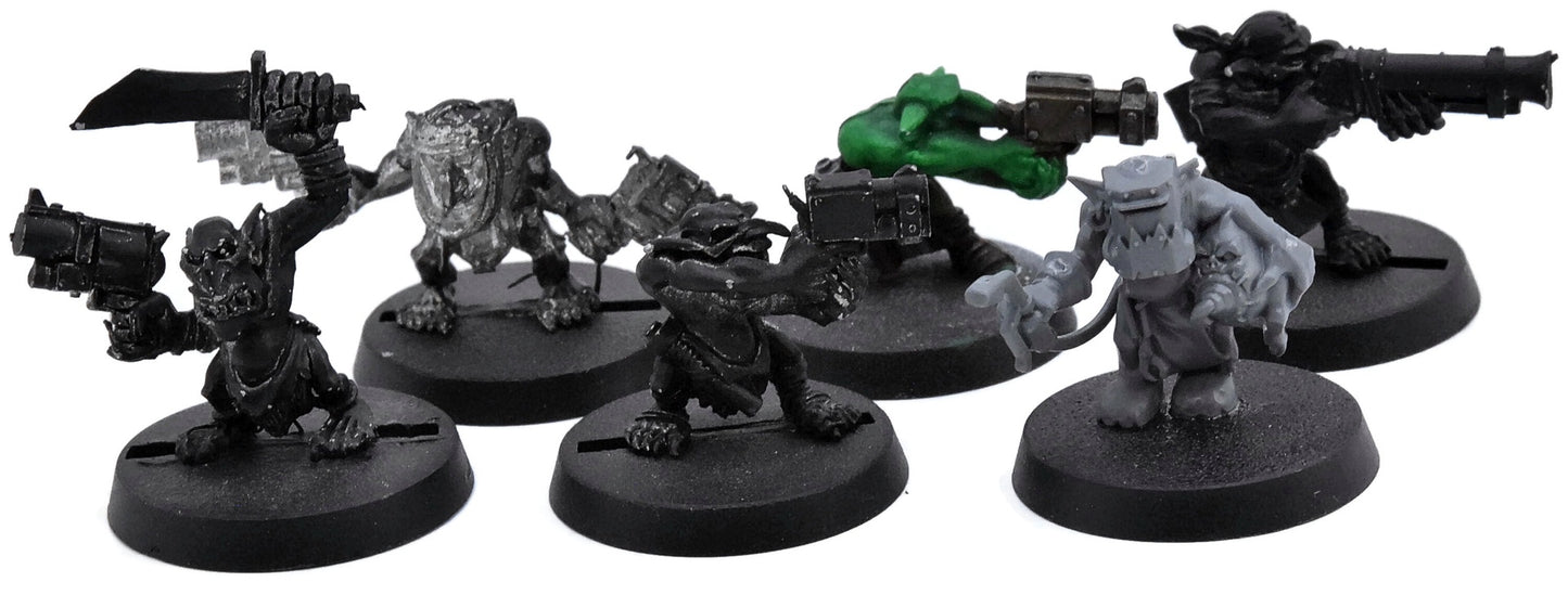 ORKS 6 Gretchin #1 some metal Warhammer 40K 2803