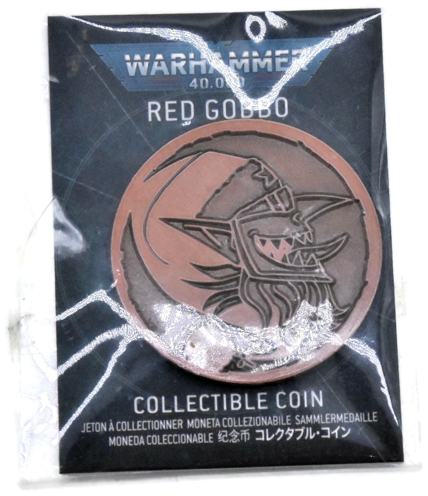 ACCESSORIES November 2021 Collectible Red Gobbo Coin #1 SEALED W40K 2872