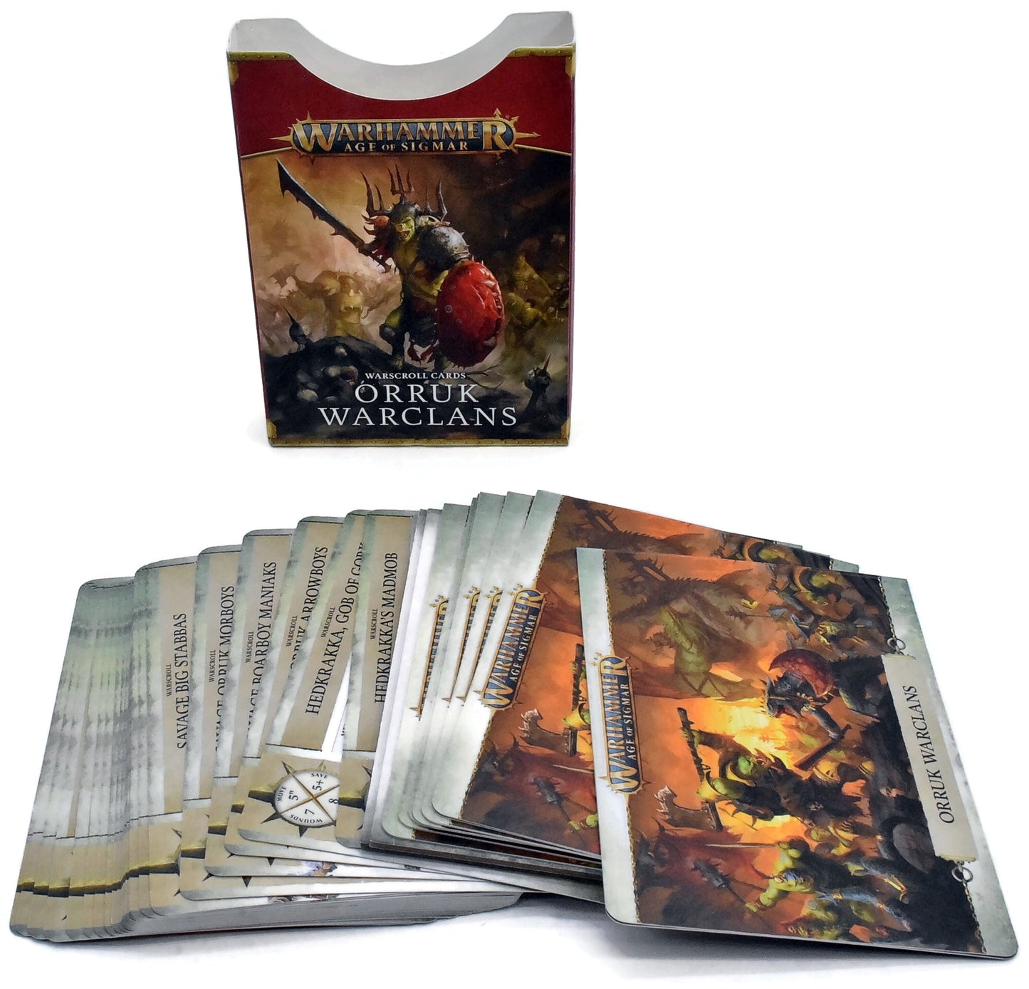 ORRUK WARCLANS Orruk Warscroll Cards #1 Warhammer Sigmar 2964