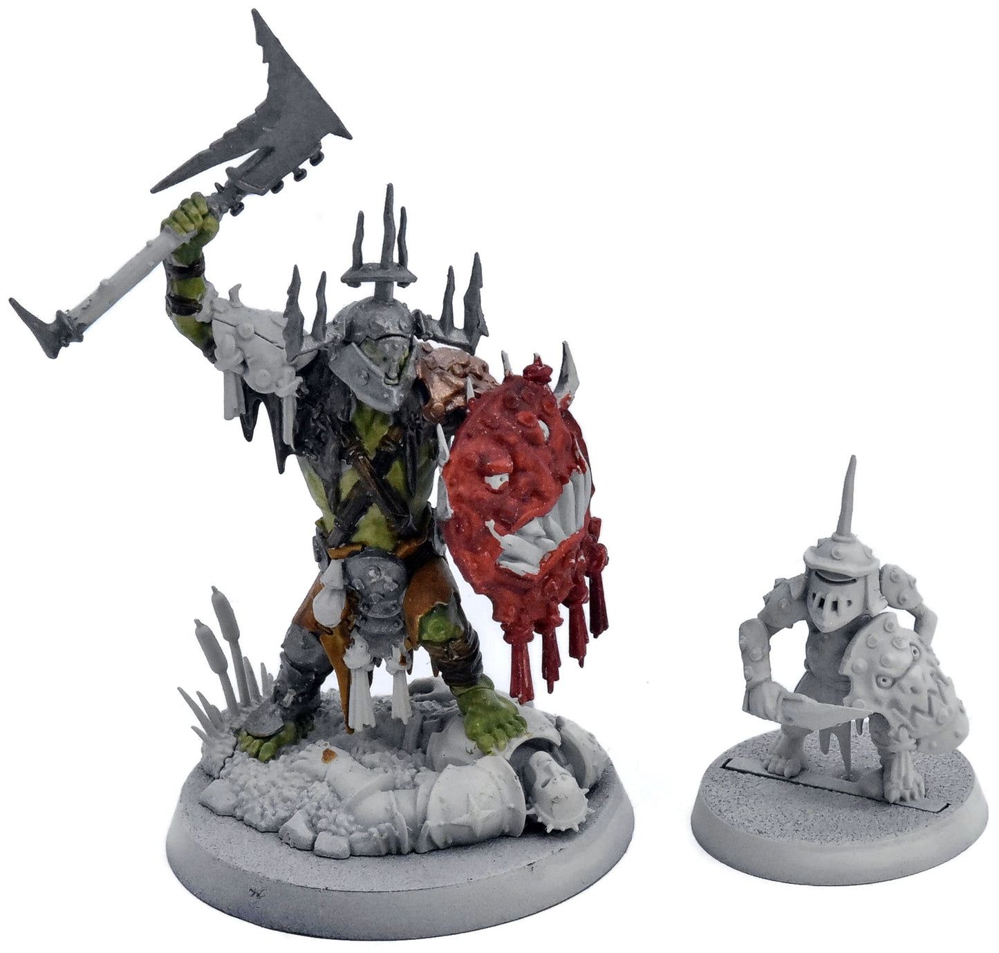 ORRUK WARCLANS Killaboss with Stab-Grot #1 Warhammer Sigmar 3015