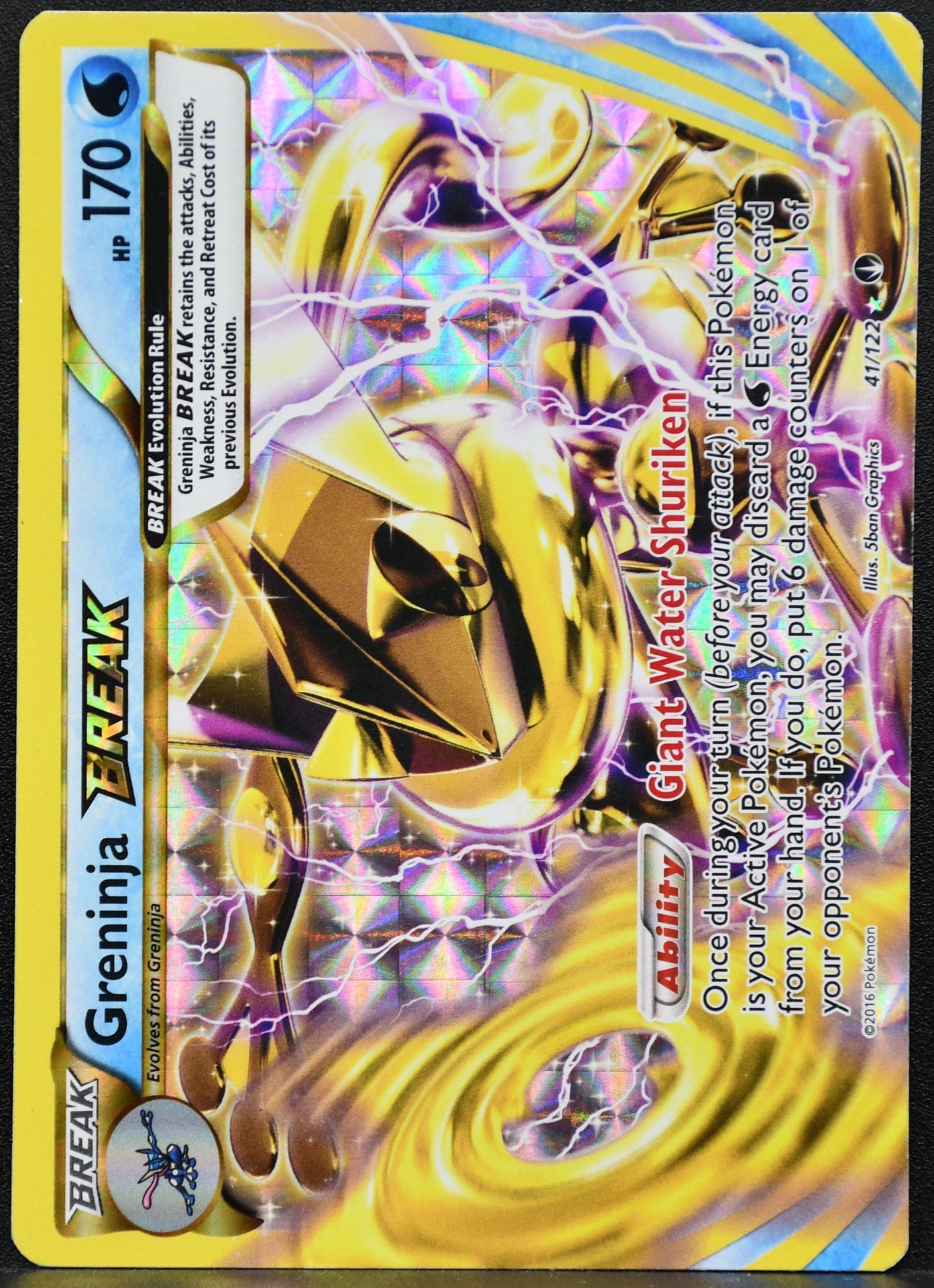 Pokemon TCG Greninja BREAK 41/122 BREAKpoint HP