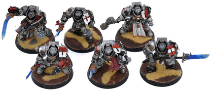 GREY KNIGHTS 6 Brotherhood Terminator Squad #1 WELL PAINTED Warhammer 40K 7025