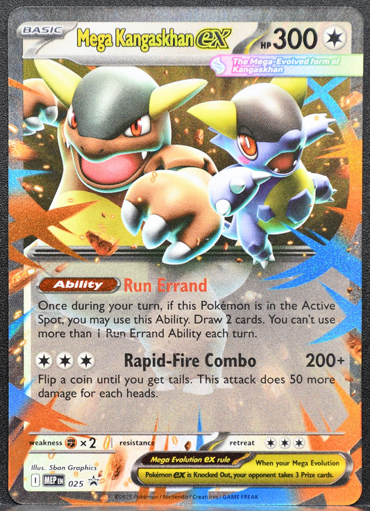 Pokemon TCG Mega Kangaskhan ex 025 Black Star Promo NM