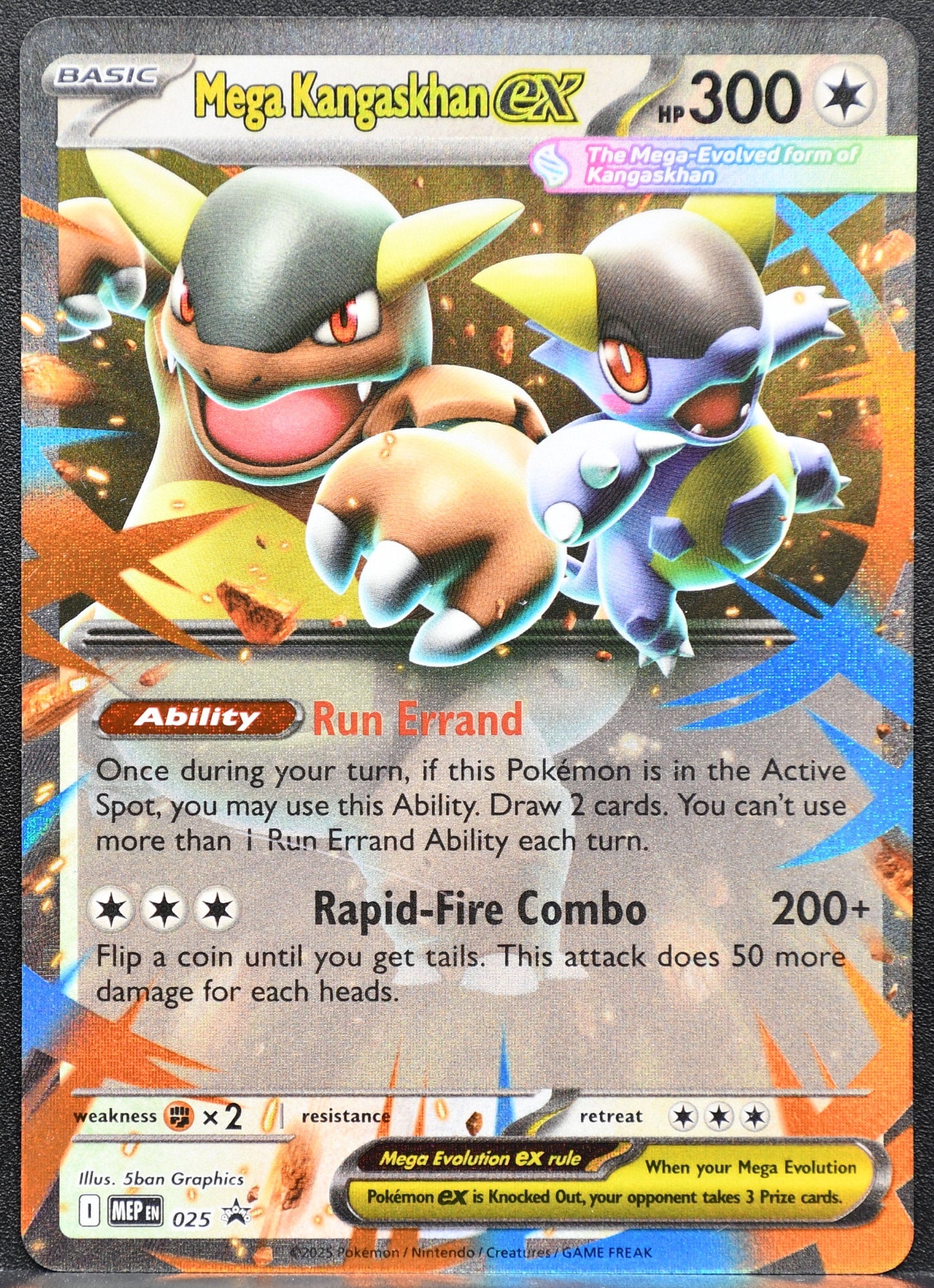 Pokemon TCG Mega Kangaskhan ex 025 Black Star Promo NM