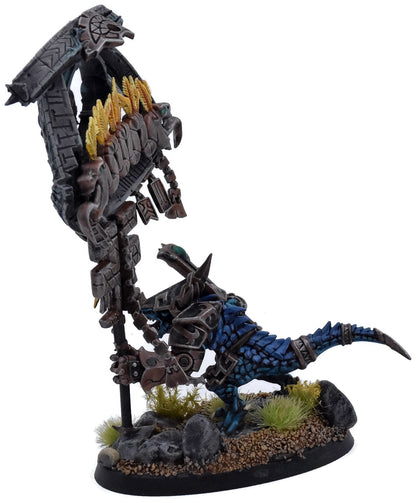 SERAPHON Saurus Astrolith Bearer #1 CONVERTED WELL PAINTED Warhammer Sigmar 3152