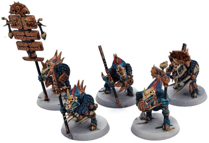SERAPHON 5 Saurus Guard #1 Warhammer Sigmar WELL PAINTED 3176