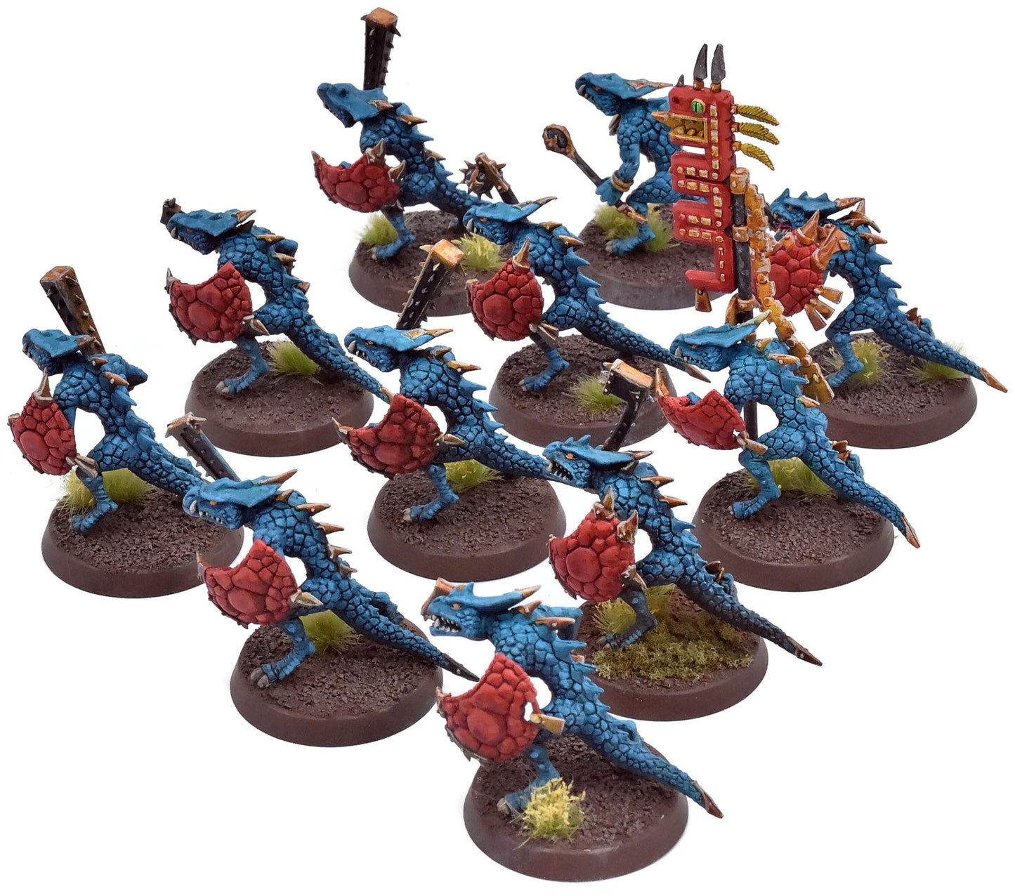 LIZARDMEN 10 Saurus Warriors #1 Classic Sculpt 3213