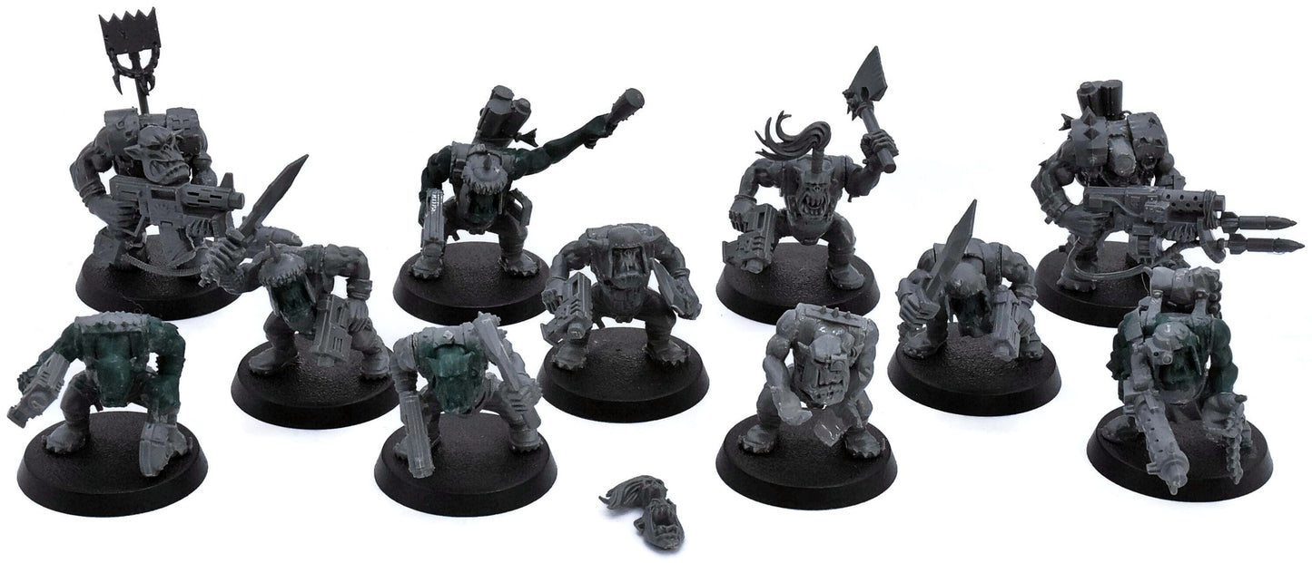 ORKS 10 Ork Boyz #3 Warhammer 40K 7155