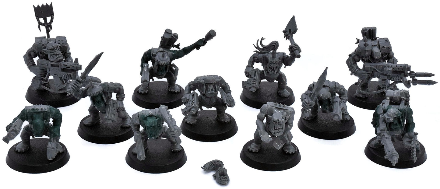 ORKS 10 Ork Boyz #3 Warhammer 40K 7155