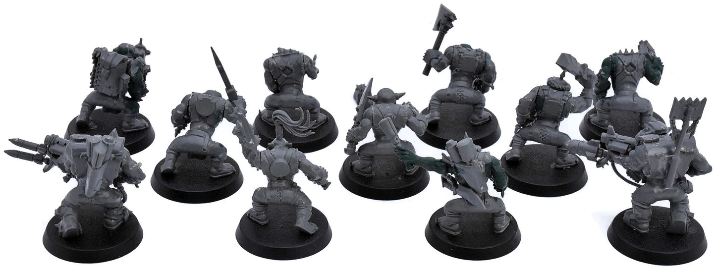 ORKS 10 Ork Boyz #3 Warhammer 40K 7155