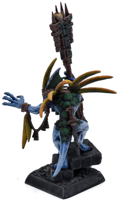 SERAPHON Skink Starpriest #1 WELL PAINTED Warhammer Sigmar 3237