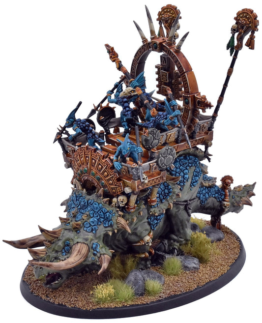 SERAPHON Engine of The Gods #1 WELL PAINTED Warhammer Sigmar Stegadon 3244