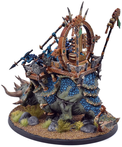 SERAPHON Engine of The Gods #1 WELL PAINTED Warhammer Sigmar Stegadon 3244