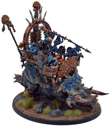 SERAPHON Engine of The Gods #1 WELL PAINTED Warhammer Sigmar Stegadon 3244