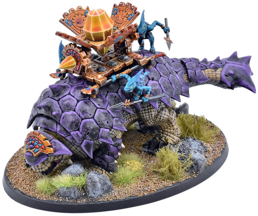 SERAPHON Bastiladon with Solar Engine #2 WELL PAINTED Warhammer Sigmar 3268