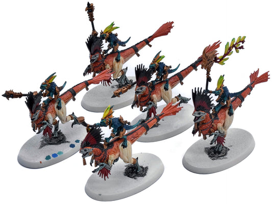 SERAPHON 5 Raptodon Chargers #1 WELL PAINTED Warhammer Sigmar 3275