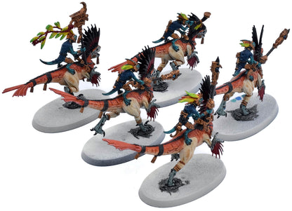 SERAPHON 5 Raptodon Chargers #1 WELL PAINTED Warhammer Sigmar 3275