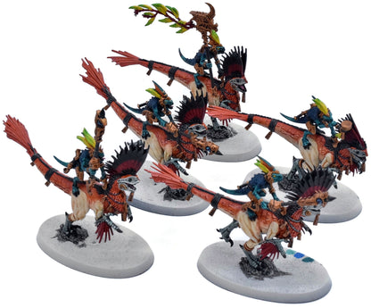 SERAPHON 5 Raptodon Chargers #1 WELL PAINTED Warhammer Sigmar 3275